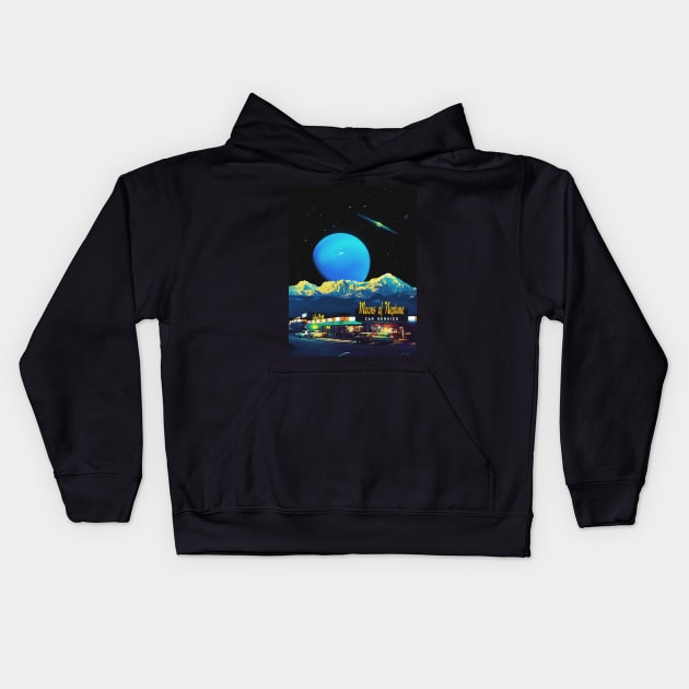 Moons Of Neptune Car Service Kids Hoodie by jessgaspar